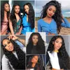 Kinky Curly Wig Lace Front Sintético Peruca Lace 180% Densidade Natural Preto T Parte Lace Frontal Peruca Com Cabelo de Bebê Para Mulheres 230524