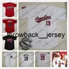 thr NCAA Gamecocks #19 Jackie Bradley Jr. 4 Steve Pearce 5 Whit Merrifield 12 Justin Smoak 34 Montgomery White Red Black Cream Baseball Jersey