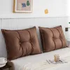 Almohada 2023 Lectura de cama Cojines de color sólido Anticolisión Bolsa suave grande Triángulo Cojines Decorativos