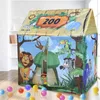 Tende giocattolo Tenda per animali verdi Giocattoli per case da gioco per bambini 230605