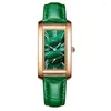 Zegarek 2023 Chenxi Watche Watches Modne Panie Panie Watch Mały sekundy kwarcowy zielony zegar