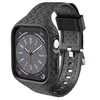 Correia de caixa trançada respirável dissipadora de calor para Apple Watch 44mm 49mm 42mm 40mm 41mm 38mm Bandas Pulseiras Iwatch 8 Ultra 7 6 5 4 3 Series Watchbands Acessórios