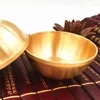 Bowls 1Pc Copper Tibetan Bowl Buddha Disciples To Supply Water Meditation Mini Brass Cup Home Desk Decor 4 Size S/M/L/XL2023