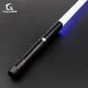 LED Light Sticks TXQSABER Lightsaber RGB Metalen Handvat 12 Kleuren Force FX Saber Voor Zware Dueling Double Connected Laser Jedi Sword Cosplay Speelgoed 230605