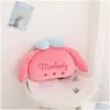 Animaux En Peluche En Peluche Kuromi Melody Kawaii Peluche Oreiller Décoratif Câlins Jouets Cadeaux Exquis Pour Girls282T Drop Delivery Dhv7A