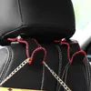 Nouveau 2 pièces/ensemble support de stockage de voiture crochets d'appuie-tête sacs à main suspendus attache automatique siège arrière organisateur en cuir PU support arrière Portable