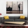 Arte em tela moderna Estado de espírito de Nova York Brent Lynch Pintura a óleo figurativa feita à mão Decoração de parede contemporânea para sala de estar