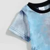 Clothing Sets Toddler Children Baby Boy Short 2Pcs Summer Clothes 2023 Outfits Sleeve Tie-Dye T-Shirt Shorts Items