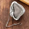 Filter Stainless Steel Tea Infuser Locking Spice Mesh Tea Ball Filter for kitchen Teapot Heart Shape