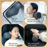 Multifunctional Memory Foam Neck Pillow Portable Travel Sleep Pillow Orthopedic Therapy Cervical Bolster Relieve Stress Pillow L230523