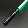 LED -lätta pinnar txqsaber tunga duellering RGB Neo Pixel Smooth Lightsaber Colors Byt metall Hilt Lock Up Blaster Laser Jedi Sword Kids Toys 230605