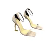 Designer Sandaler Sandal Slides Womens High Heel Low Heels Platform Luxury Slide Dress Classics Women 10cm 8cm klackar Black Golden Gold Wedding Botts With Box