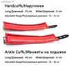 Morbido regolabile in pelle PU Spugna Mani Caviglia s SM Bondage Restraints Set Fetish Sex Position Aid Cosplay Slave Foot L230518