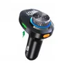 Neuer Bluetooth-FM-Transmitter mit bunten Lichtern, 22,5 W, superschnelles USB-Ladegerät, Freisprech-MP3-Player für das Auto