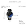 Armbanduhren Herren 2023 Uhr Römische Ziffern Blu-Ray Schwarzes Kunstlederband Quarz Analoge Business-Armbanduhr