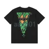 Summer New Mens Designer T Shirt V Men Women Kobiety z krótkim rękawem w stylu Hip Hop Style Czarny biały koszulki Rozmiar S-XL