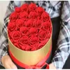 Fleurs décoratives Surprise Souvenir Éternel Rouge Rose Pour Toujours De Luxe Durable Fleur Câlin Seau Cadeau Boîte Saint Valentin