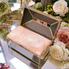Storage Bottles Luxury European Style Practical Mirror Glass Tissue Box Waterproof Paper Towel Holder Dressing Table Tray Home Decor - M
