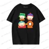 T-shirts pour hommes S-South Park T-shirts Hommes Femmes Couples à manches courtes de haute qualité Imprimer Top Tee T-shirt surdimensionné 3XL T230605