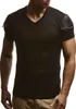 Camisetas para hombre, camiseta informal deportiva de manga corta de verano a la moda para hombre, camiseta de ejercicio de culturismo muscular para hombre, camiseta de talla grande