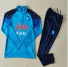 23/24 Napoli Trainingspak voetbaljack voetbaltenue 2023 2024 SSC Naples AE7 HEREN EN KIDS trainingspak tuta Chandal Squititude Jogging Zielinski uniform Survetement