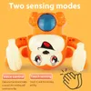 LED Light Sticks Baby Toys Electric Tumbling Monkey Music Puzzle Sound Tipping Kids Early Education for Children Gifts 230605