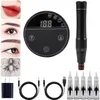 Machine Professional Digital Tattoo Set Miconeedles Permanent Makinup Rotary Hine PMU Kits Tattoo Kits Derma Pen pour les eye-liner à sourcils