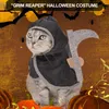 Костюмы для кошек косплей костюм для маленьких кошек Хэллоуин с рефлексивным крахом забавного праздничного плаща одежда домашнее животное