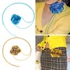 Pendant Necklaces Boho Choker Necklace Blue Flower Waist Chain Exaggerated Big Rope Jewelry For Women Girls Y08E