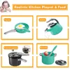 Cucine Gioca cibo Cucina per bambini Giocattolo Accessori Bambino Fai finta di cucinare Playset con pentole Pentole Utensili Pentole Giocattoli per bambini 230605