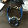 2016 Nouvelle arrivée top Nouveau Style montre pour homme Bleu montre en caoutchouc mécanique automatique montre-bracelet UN13231G