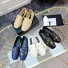 Designer kvinnor sandaler platt botten c vävda bokstäver fiskare skor läder loafers klassiska sandaler fashionabla ytterkläder