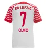 2023 2024 RBL Haidara Olmo Szoboszlai Soccer Jerseys Poulsen 23 24 Leipziges Jersey Angelino Nkunku Adams Kluivert Silva Laimer Moriba Football Shirts Men Kid Kit