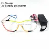 LED Light Sticks Colorful Neon Glasses Glowing Flashing Rave Party Luminous Toys For Adult Children Supplies 230605