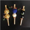 Pijpen De Nieuwste Handgemaakte Ingelegde Legering Waterpijp Sieraden Moutiece Colorf Shisha Mond Tip Diamant Pijp Blunt Houder Voor Drop De Dhpif