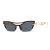 Sunglasses Cat Eye Women's Modern Retro Sun Glasses Trendy Punk Men's Steampunk Eyeglasses Gradient Aolly Gafas De Sol