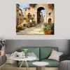 High Quality Contemporary Canvas Art Entry Al Borgo Handmade Realistic Painting Perfect Wall Decor for Living Room