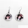 Charm Diy Personnalisé Sublimation Blanc Rond En Métal P O Boucles D'oreilles 10 Paire / Lot Y1010 Drop Delivery Jewelry Dhe3F