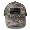 Ball Caps American Flag Embroidered Camo Tactical Operator Structured Cotton Cap