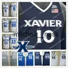Mit8 Custom Xavier Musketeers College Basketball #3 Quentin Goodin 5 Trevon Bluiett 32 Zach Freemantle 0 Daniel Ramsey 25 Jason Carter Jersey 4XL