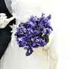 Fleurs décoratives 1pc Real Touch Ireland Iris Pu Fleur artificielle DIY HOME El Arrangement floral Ornement Décoration de la salle de mariage