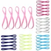 Zweetband 5Pcs Snoep Kleur Vrouwen Mannen Yoga Haarbanden Sport Hoofdband Meisjes Sport Antislip Elastische Rubber Zweetband voetbal Running 230603