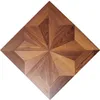 American Walnut Parquet telha piso de madeira projetada medalhão natural embutimento papel de parede decorativo para casa marchetaria panos de fundo painéis de carpete azulejo