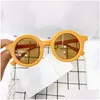 Sunglasses Fashion Korean Kids Lovely Dl Girls Boys Sunglass Traviolet Proof Infant Glasses Eyewear Child Shades Gift 333 H1 Drop De Dh7L8