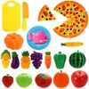 Cuisines Play Food 10 PcsSet Enfants Simulation Cuisine Jouet Classique En Bois Fruits Coupe De Légumes Éducatif Montessori pour Enfants Cadeau 230605