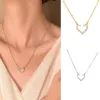 Catene Anello Porta Collana Per Donna Ciondolo Gioielli Regali Catena Moda Ragazze Collares