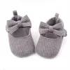 Spring and Autumn 0-1-year-old baby princess shoes wool knitted baby shoes soft-soled non-slip First Walkers shoes