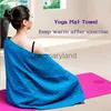 Maty do jogi bez poślizgu bawełniane ręcznik