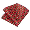 Bow Ties Christmas Red Silk For Men Lovely Cartoon Elk Party Prom Accessoires 8cm Coldie