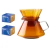 Verktyg Ny ankomst BREWING Coffee Filter Cup Glass Häll över kaffebryggare med stativ V60 -tratt Dripper kaffetillbehör